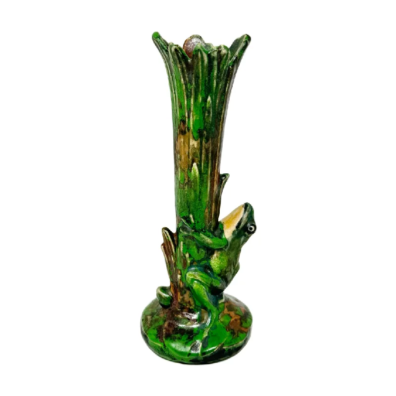 Coppertone Frog Vase