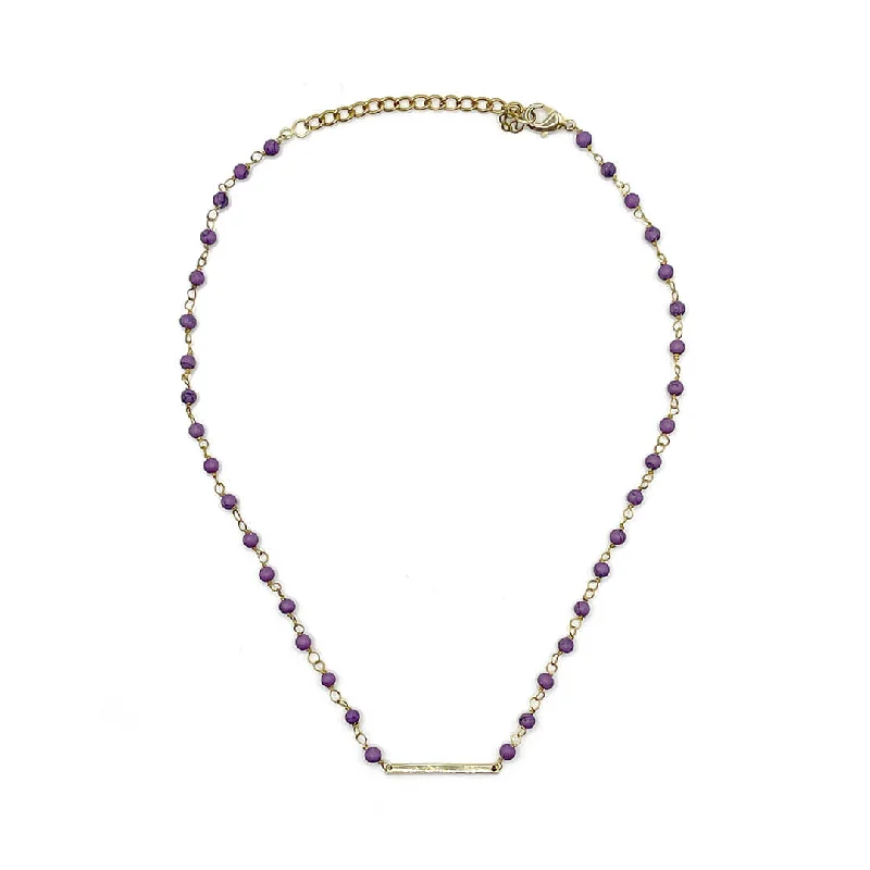 Coastal Choker Lavender