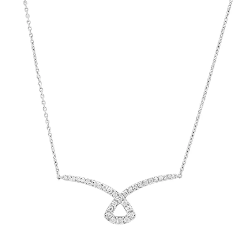 Diamond Necklace in 14kt White Gold (1/3ct tw)