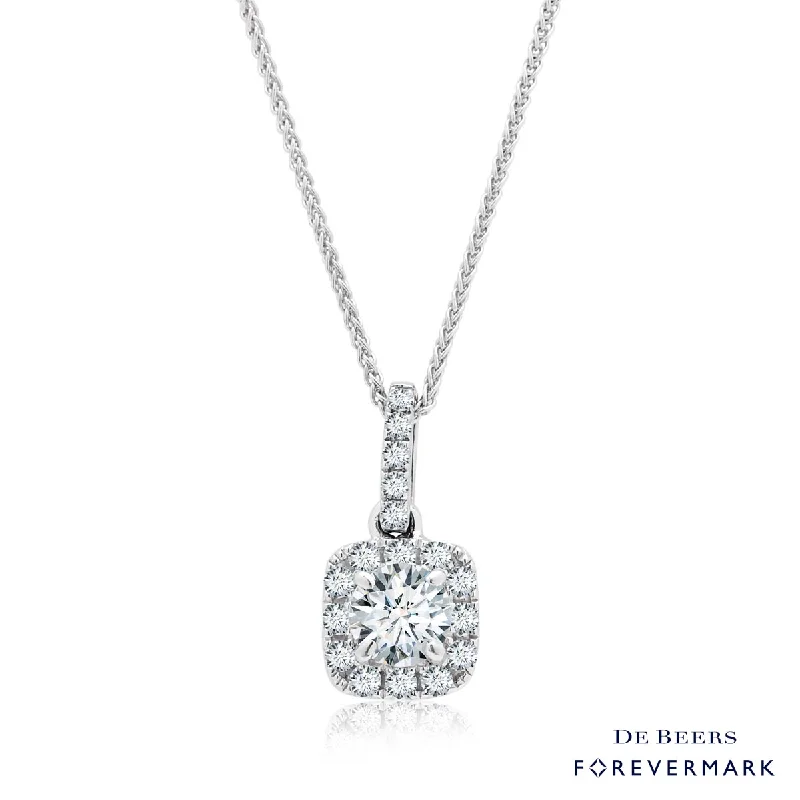 Forevermark Center of My Universe Diamond Necklace in 18kt White Gold (1/2ct tw)