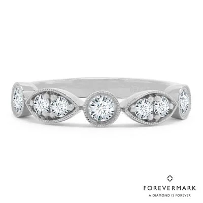 Forevermark Tribute Collection Diamond Stackable Band in 18kt White Gold (1/2ct tw)