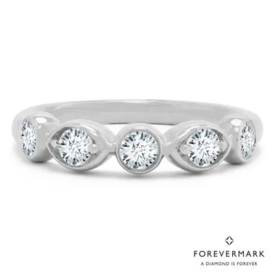 Forevermark Tribute Collection Diamond Stackable Band in 18kt White Gold (1/2ct tw)