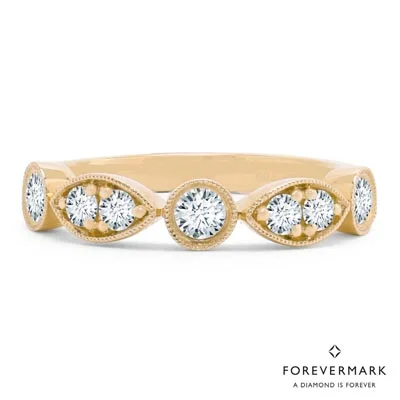 Forevermark Tribute Collection Diamond Stackable Band in 18kt Yellow Gold (1/2ct tw)