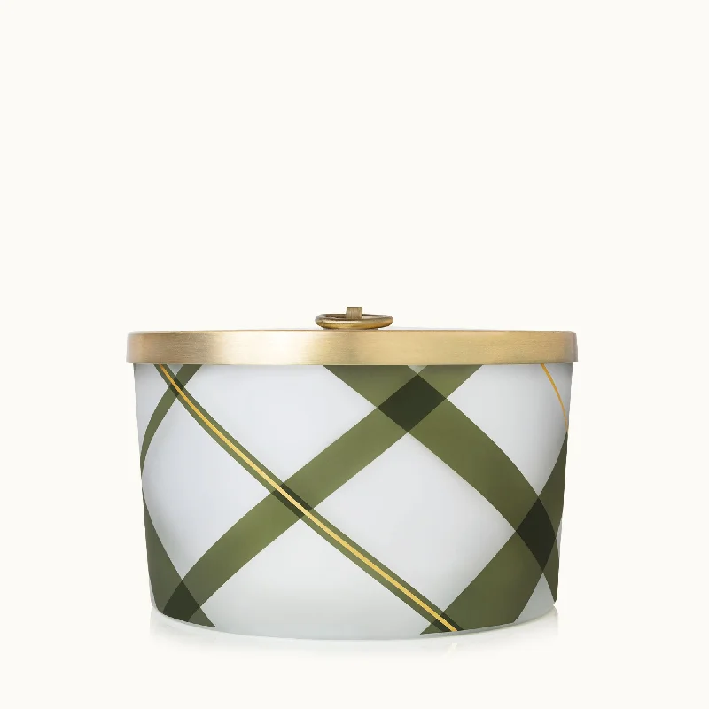 FRASIER LARGE PLAID CANDLE