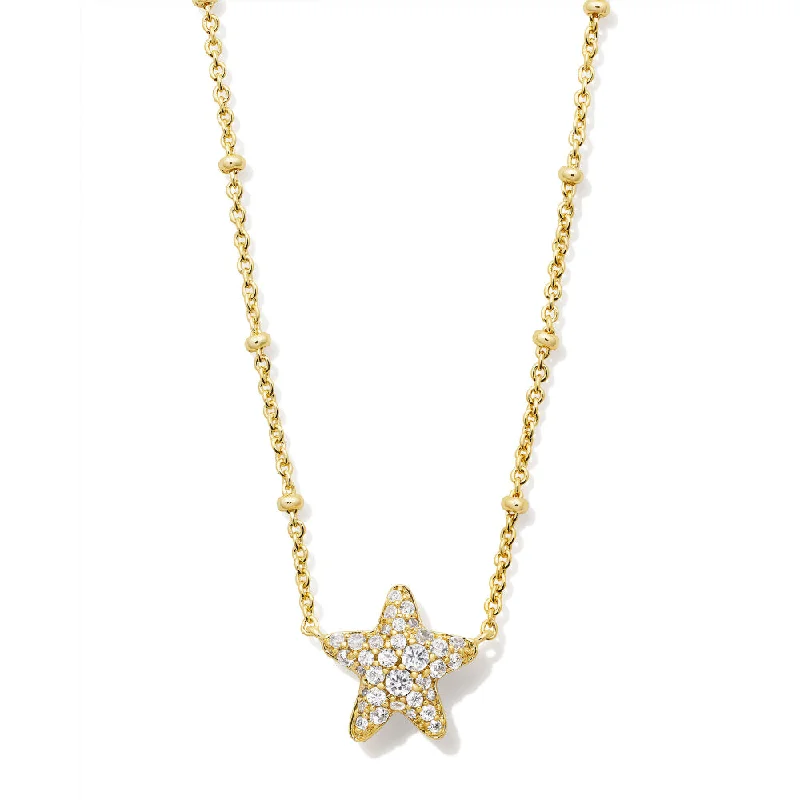 Kendra Scott Jae Star Pave Pendant Necklace