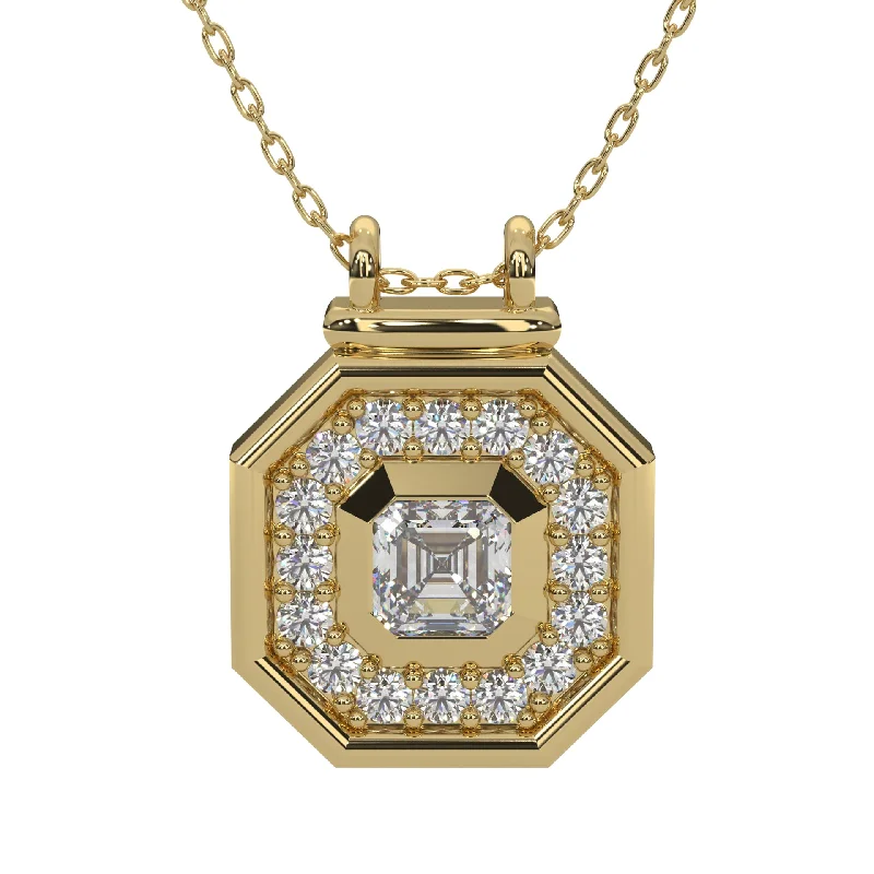 Lands Collection Earth Diamond Necklace in Yellow Modern Electrum (3/8ct tw)