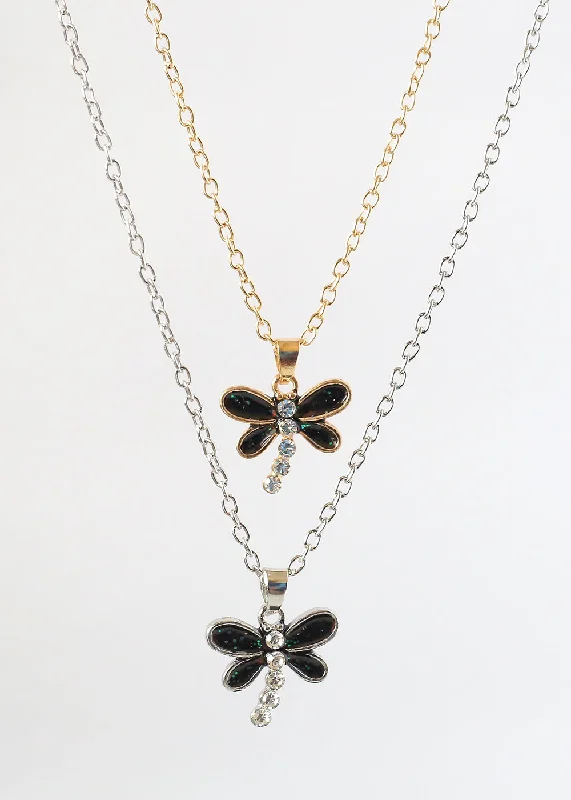 Mood Necklace - Dragonfly