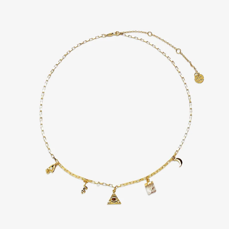 Mystics Mixed Charms Choker