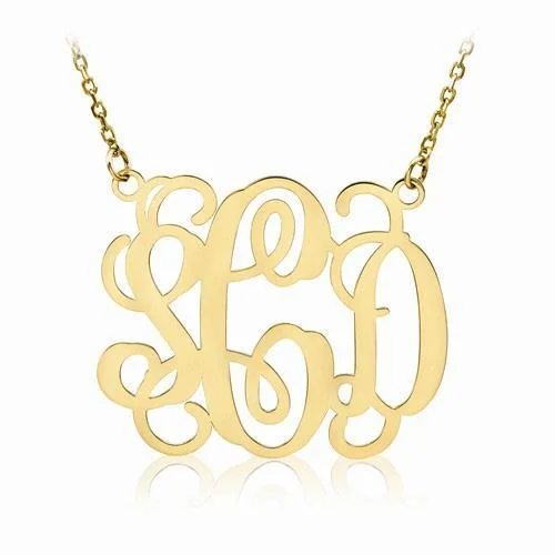 Script Monogram Pendant