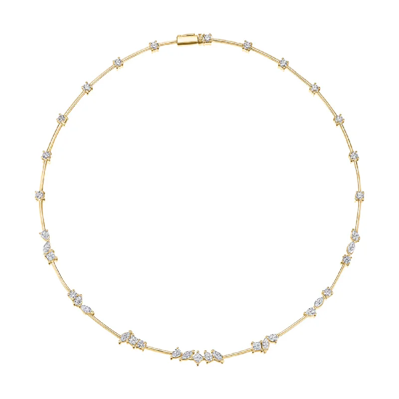 A. Jaffe 14k Mixed Cuts Necklace