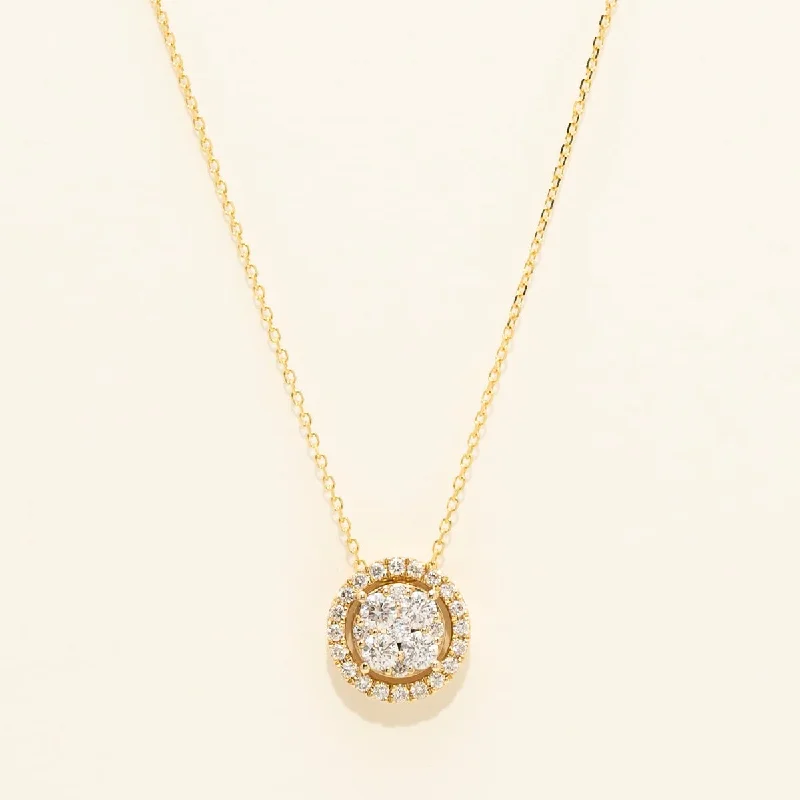 Diamond Fashion Necklace in 14kt Yellow Gold (1/2ct tw)