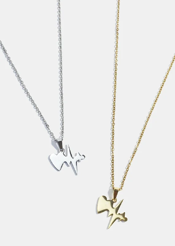 Heartbeat Pendent Necklace