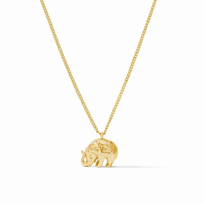 Julie Vos Elephant Delicate Necklace