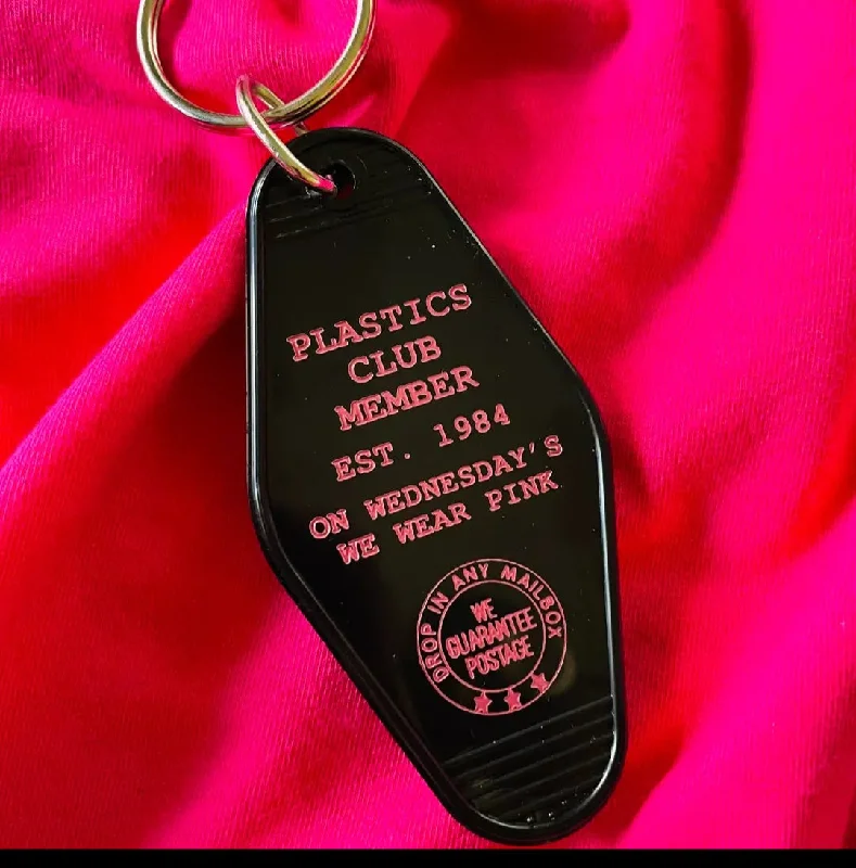 Plastics Club Member (Mean Girls) Movie Motel Key FOB Keychain