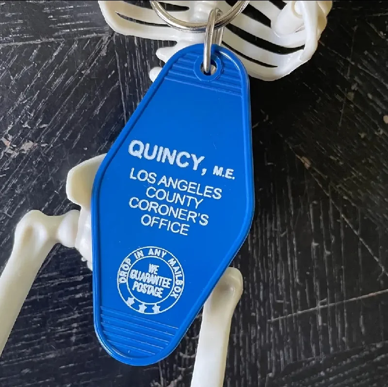 Quincy, M.E. TV Motel Key FOB Keychain