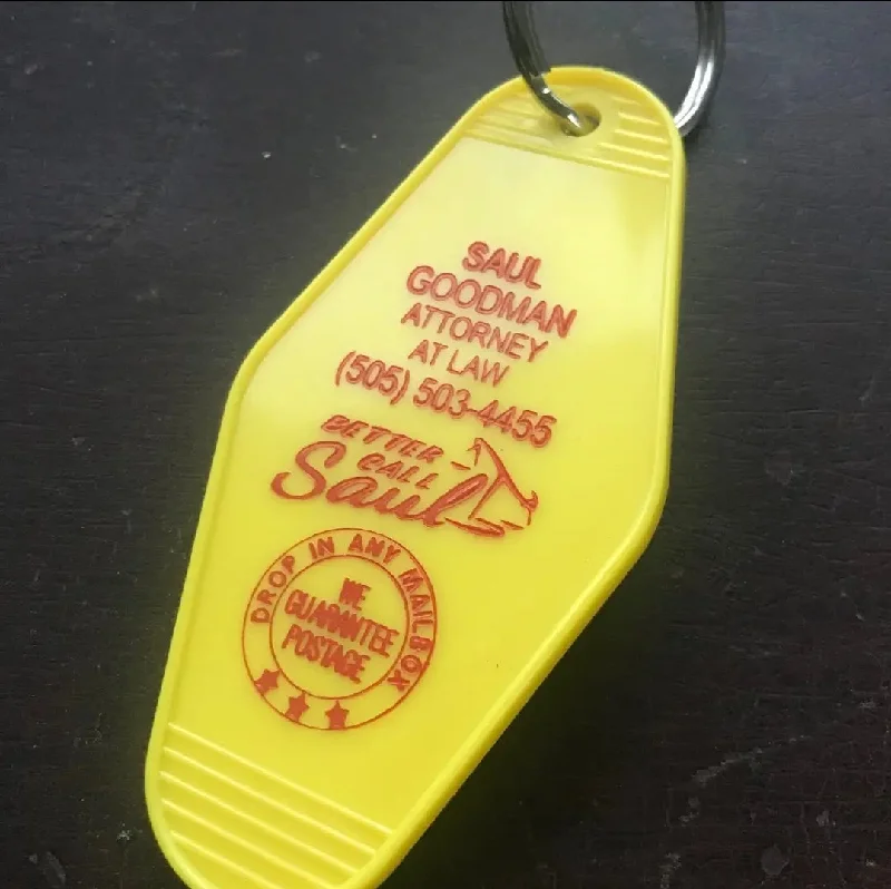 Saul Goodman (Better Call Saul) TV Motel Key FOB Keychain