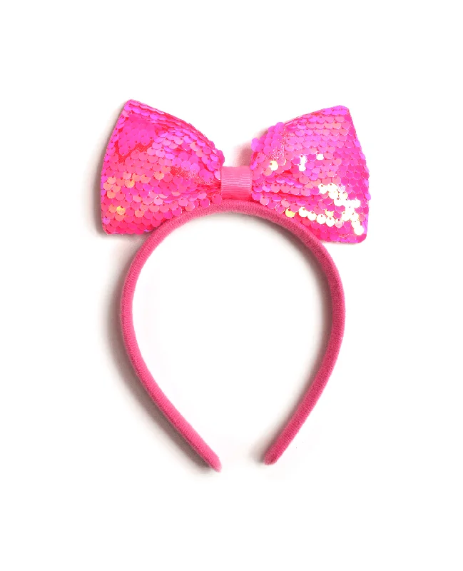 Sequin Bow Headband