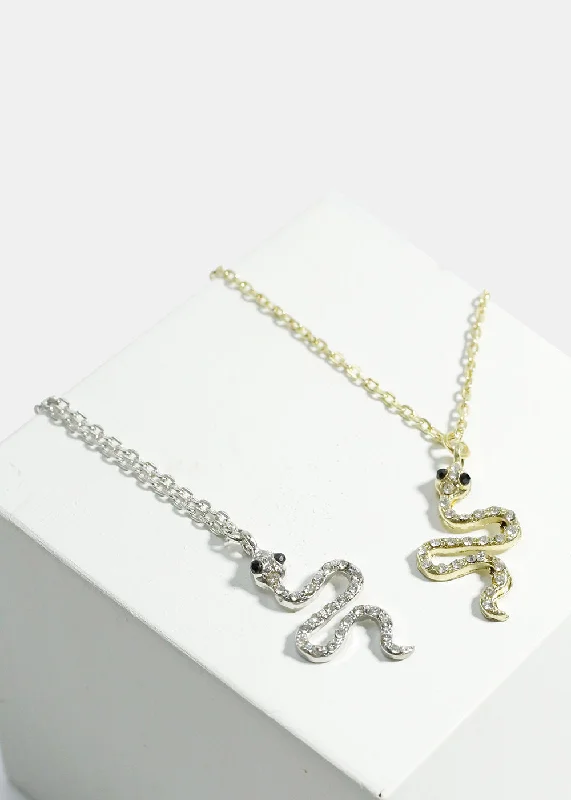 Snake Pendant Necklace