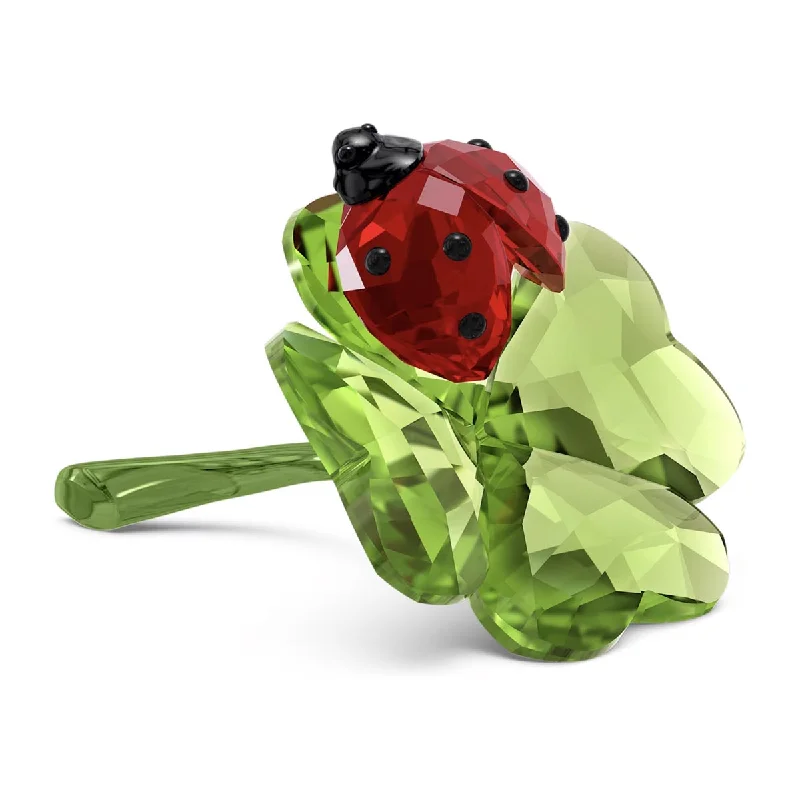 Swarovski Crystal Idyllia Ladybug and Clover