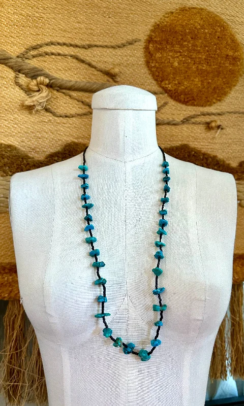 TURQUOISE NUGGET Necklace Strand • 28g