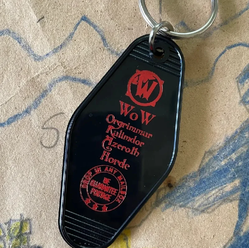 Wow Horde (World of Warcraft) Gaming Motel Key FOB Keychain